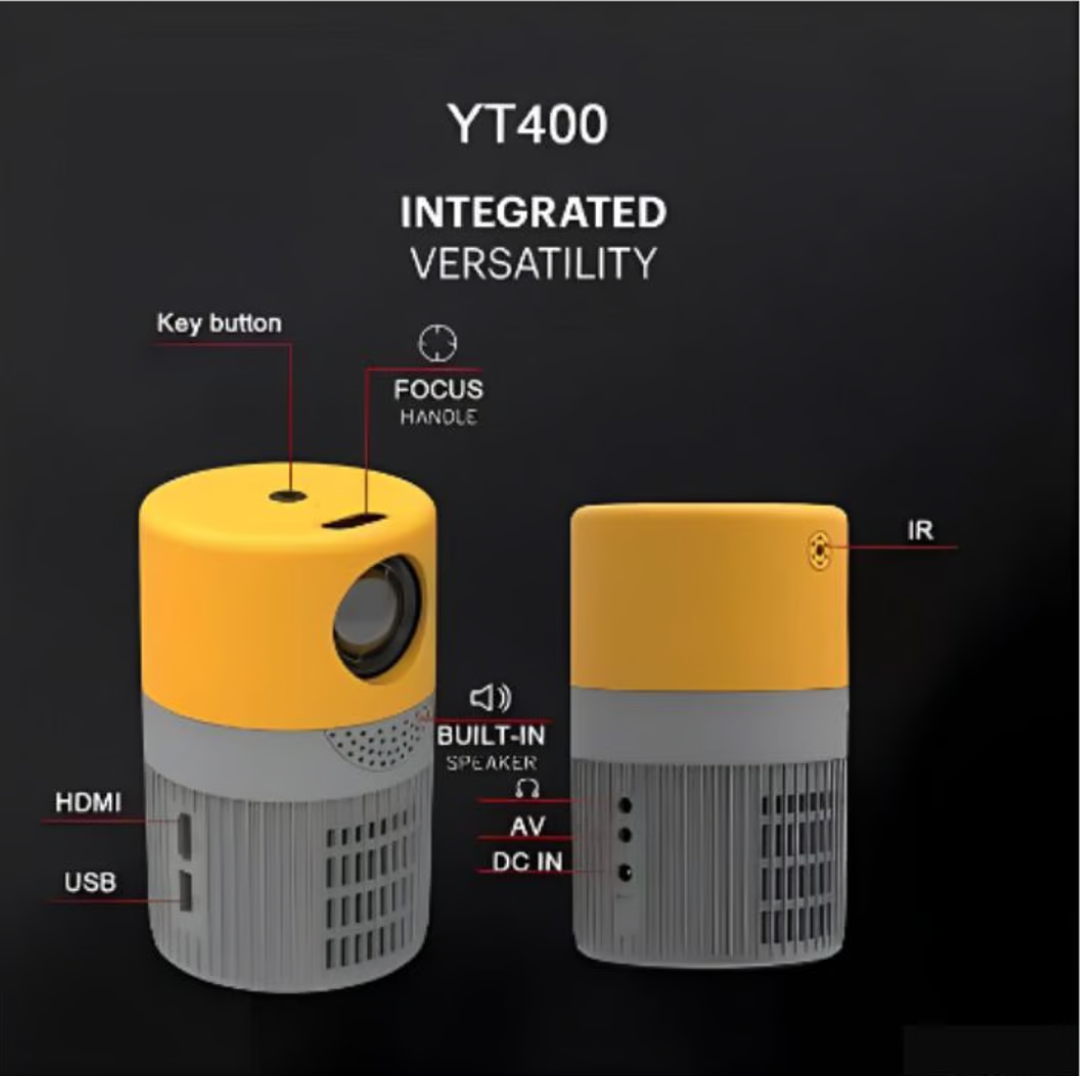 Miniatura 2 de Mini Proyector LED Portátil YT400